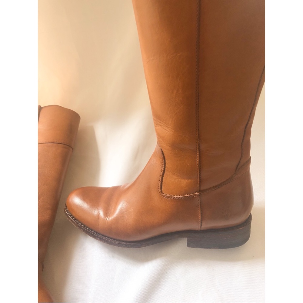 Frye Jayden Tan Riding Boots - Picture 8 of 10